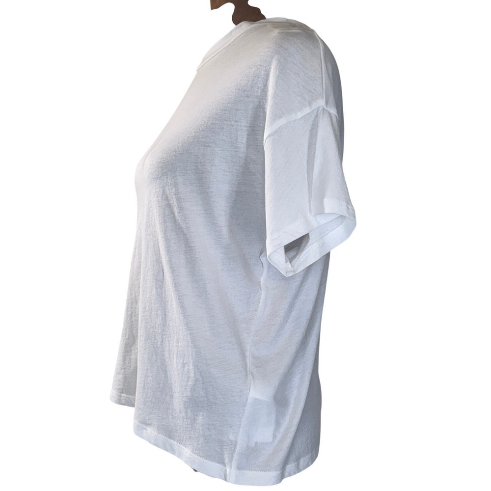 J.Crew Tee XS White Feather Jersey Cotton Lightweight NWT Short Sleeve - Picture 3 of 9